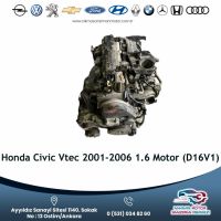 Honda Civic Vtec 2001-2006 1.6 Motor (d16v1)