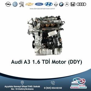 Audi A3 1.6 Tdı̇ Motor (ddy)