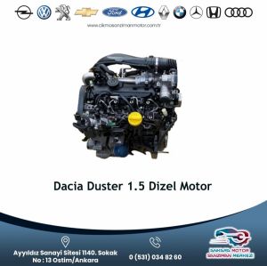 Dacia Duster 1.5 Dizel Motor