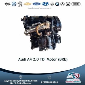 Audi A4 2.0 Tdı̇ Motor (bre)