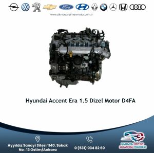 Hyundai Accent Era 1.5 Dizel Motor D4fa