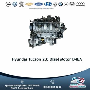 Hyundai Tucson 2.0 Dizel Motor D4ea