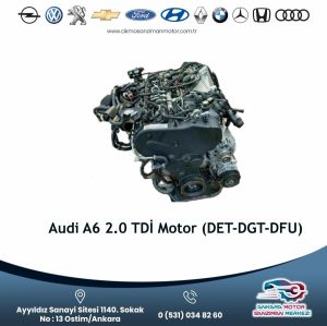 Audi A6 2.0 Tdı̇ Motor (det-dgt-dfu)