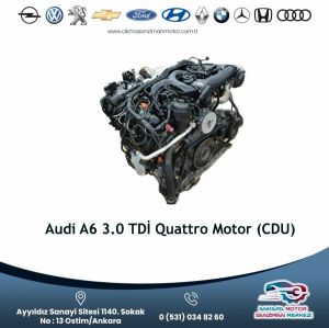 Audi A6 3.0 Tdı̇ Quattro Motor (cdu)