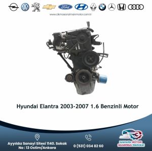 Hyundai Elantra 2003-2007 1.6 Benzinli Motor