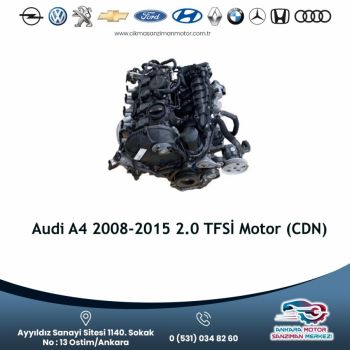 Audi A4 2008-2015 2.0 Tfsı̇ Motor (cdn)