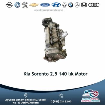 Kia Sorento 2.5 140 Lık Motor