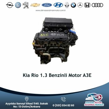 Kia Rio 1.3 Benzinli Motor A3e