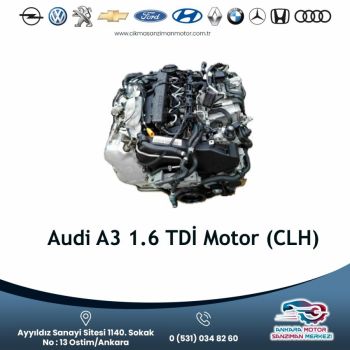 Audi A3 1.6 Tdı̇ Motor (clh)