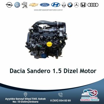 Dacia Sandero 1.5 Dizel Motor