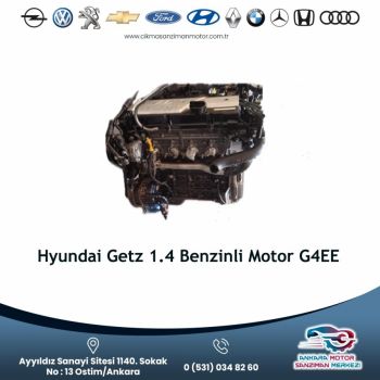 Hyundai Getz 1.4 Benzinli Motor G4ee