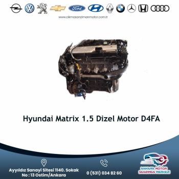 Hyundai Matrix 1.6 Benzinli Motor G4ee