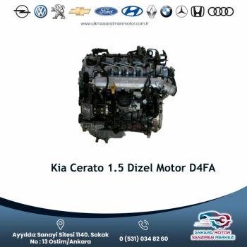 Kia Cerato 1.5 Dizel Motor D4fa