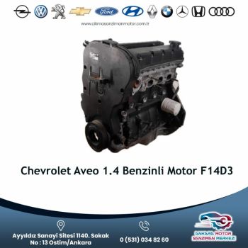 Chevrolet Aveo 1.4 Benzinli Motor F14d3