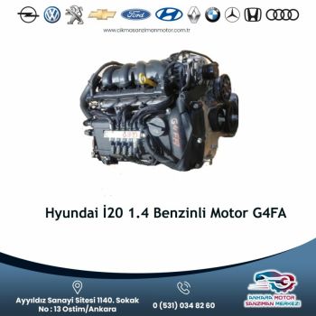 Hyundai İ20 1.4 Benzinli Motor G4fa