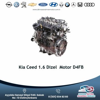 Kia Ceed 1.6 Dizel Motor D4fb