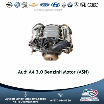 Audi A4 3.0 Benzinli Motor (asn)