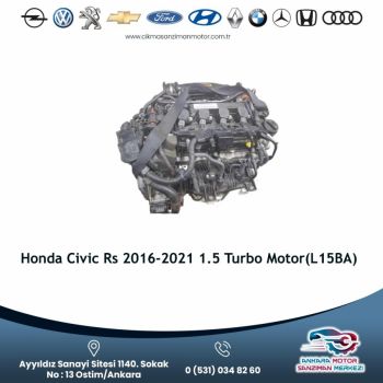 Honda Civic Rs 2016-2021 1.5 Turbo Motor(l15ba)