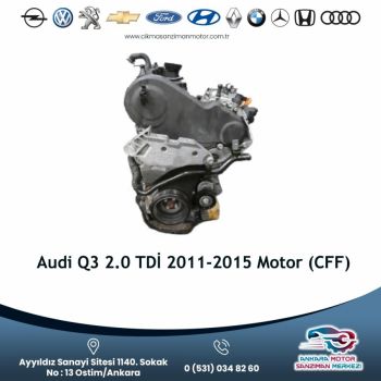 Audi Q3 2.0 Tdı̇ 2011-2015 Motor (cff)