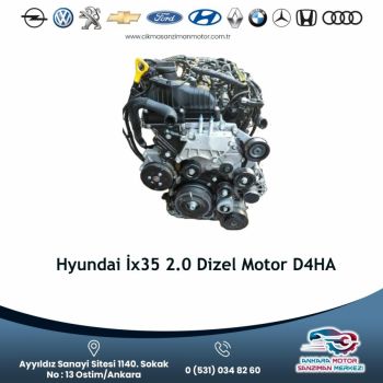 Hyundai İx35 2.0 Dizel Motor D4ha