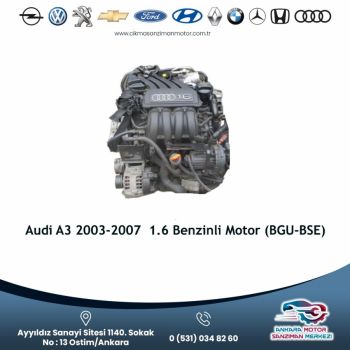 Audi A3 2003-2007 1.6 Benzinli Motor (bgu-bse)